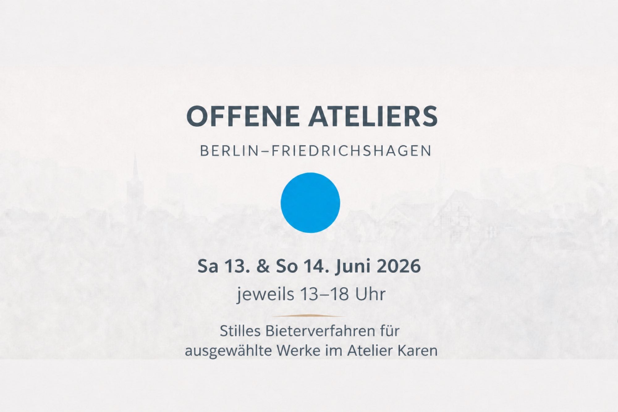 Offene Ateliers 13.-14.06.2026