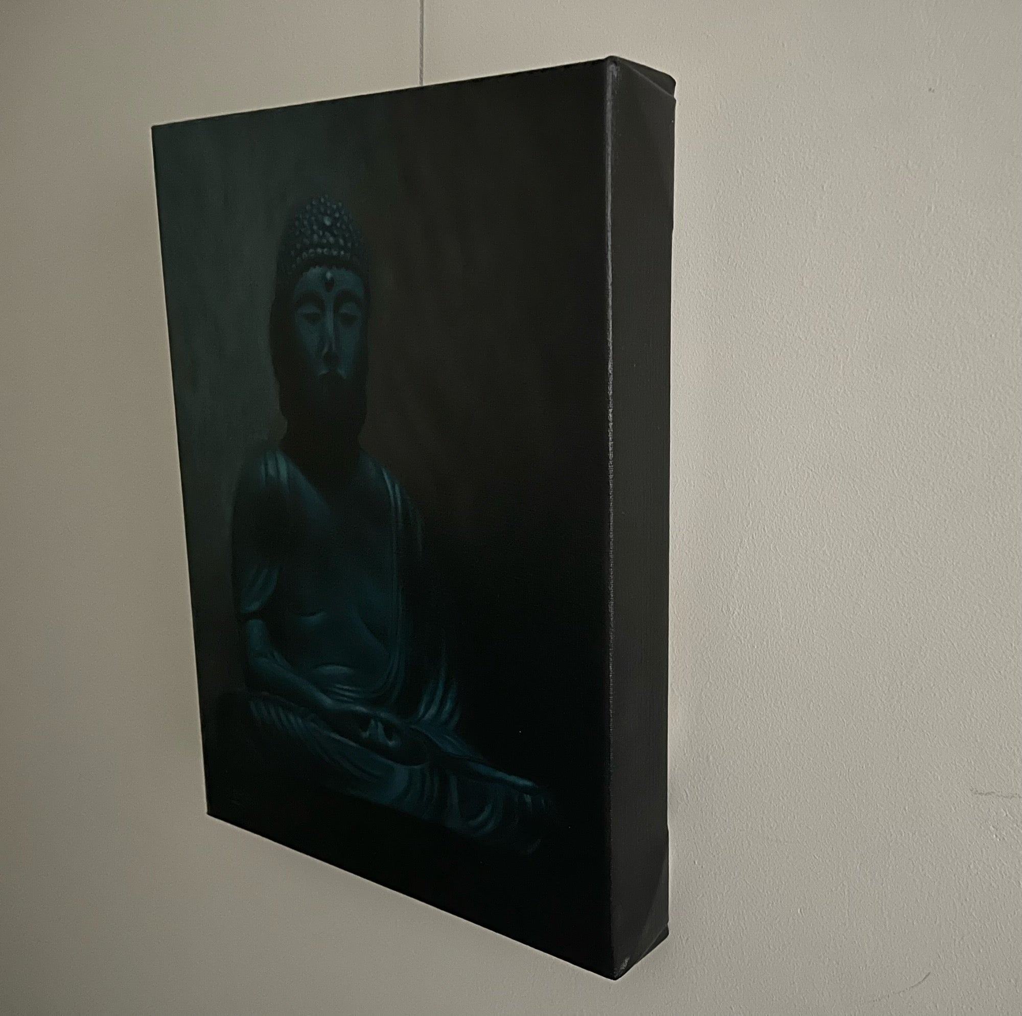 Blauer Buddha
