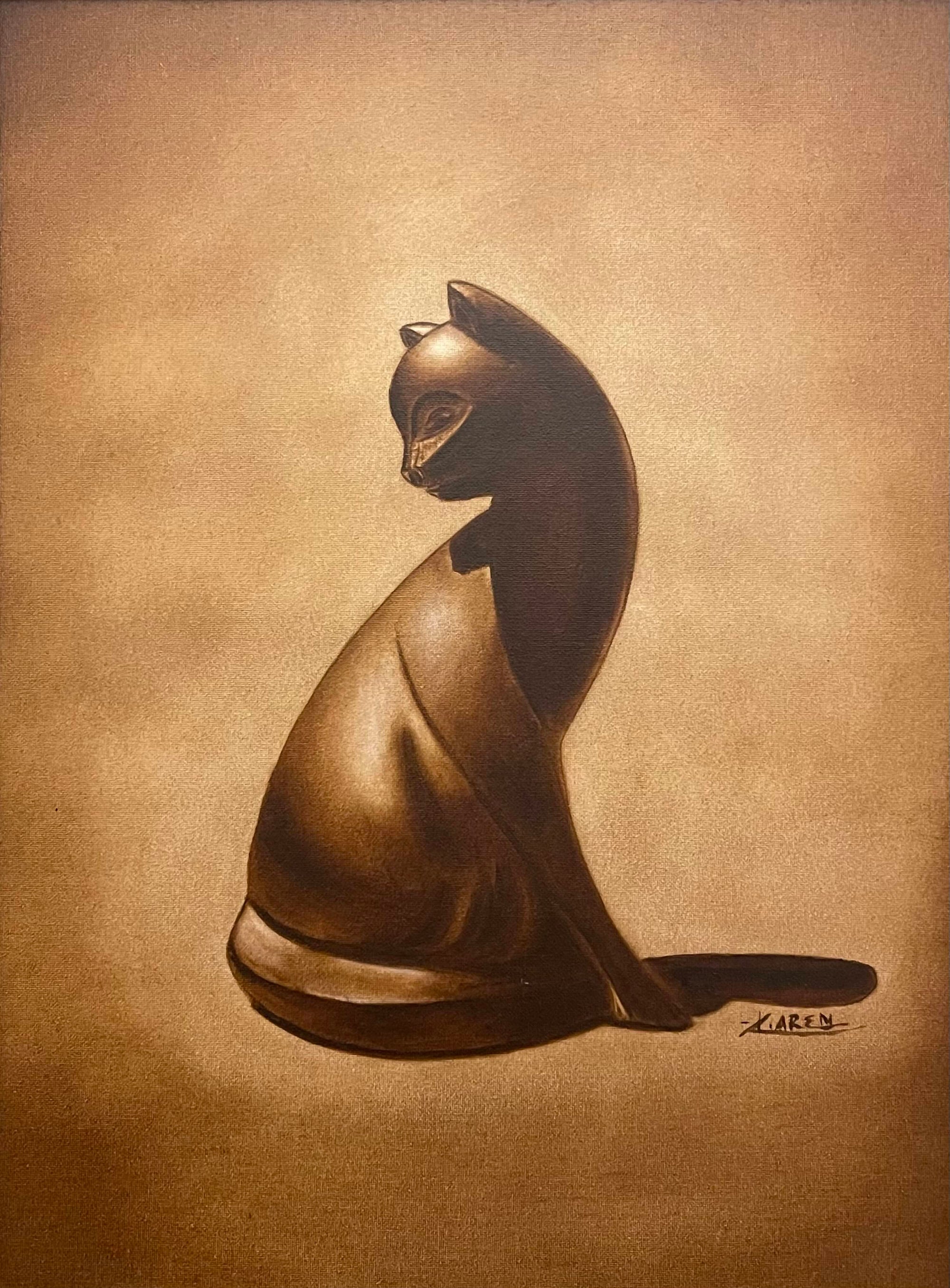 Katze im Bronzerausch