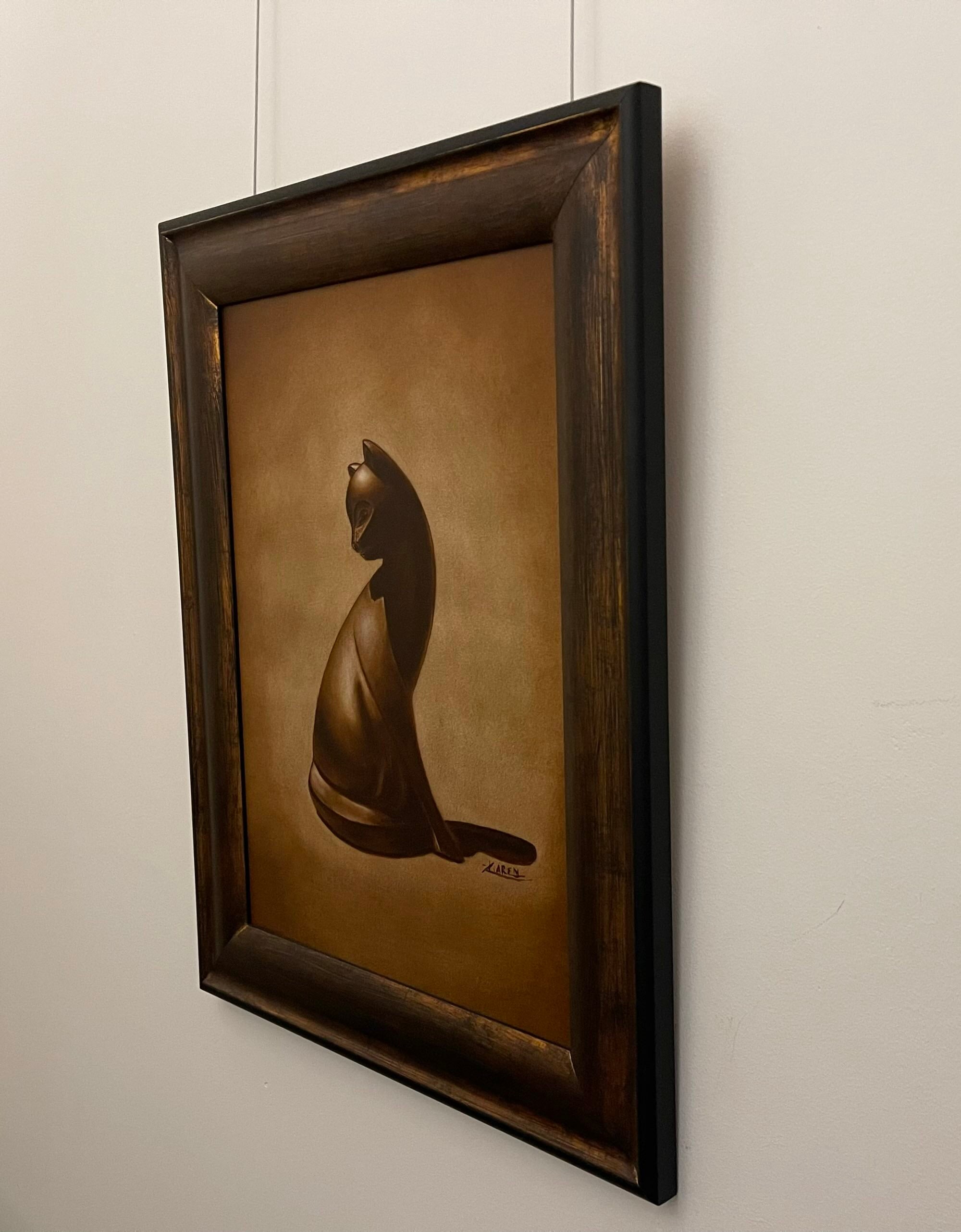 Katze im Bronzerausch