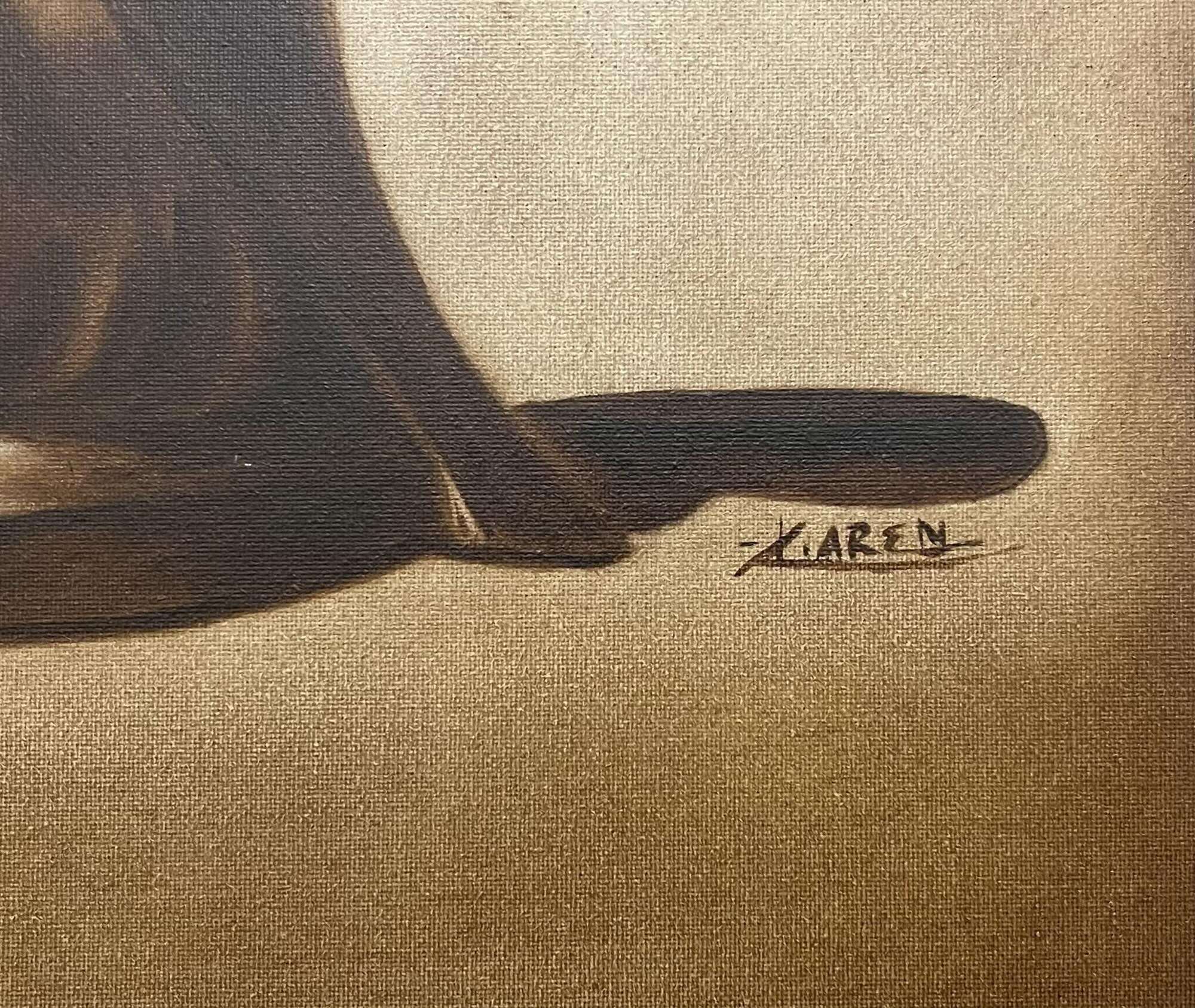 Katze im Bronzerausch