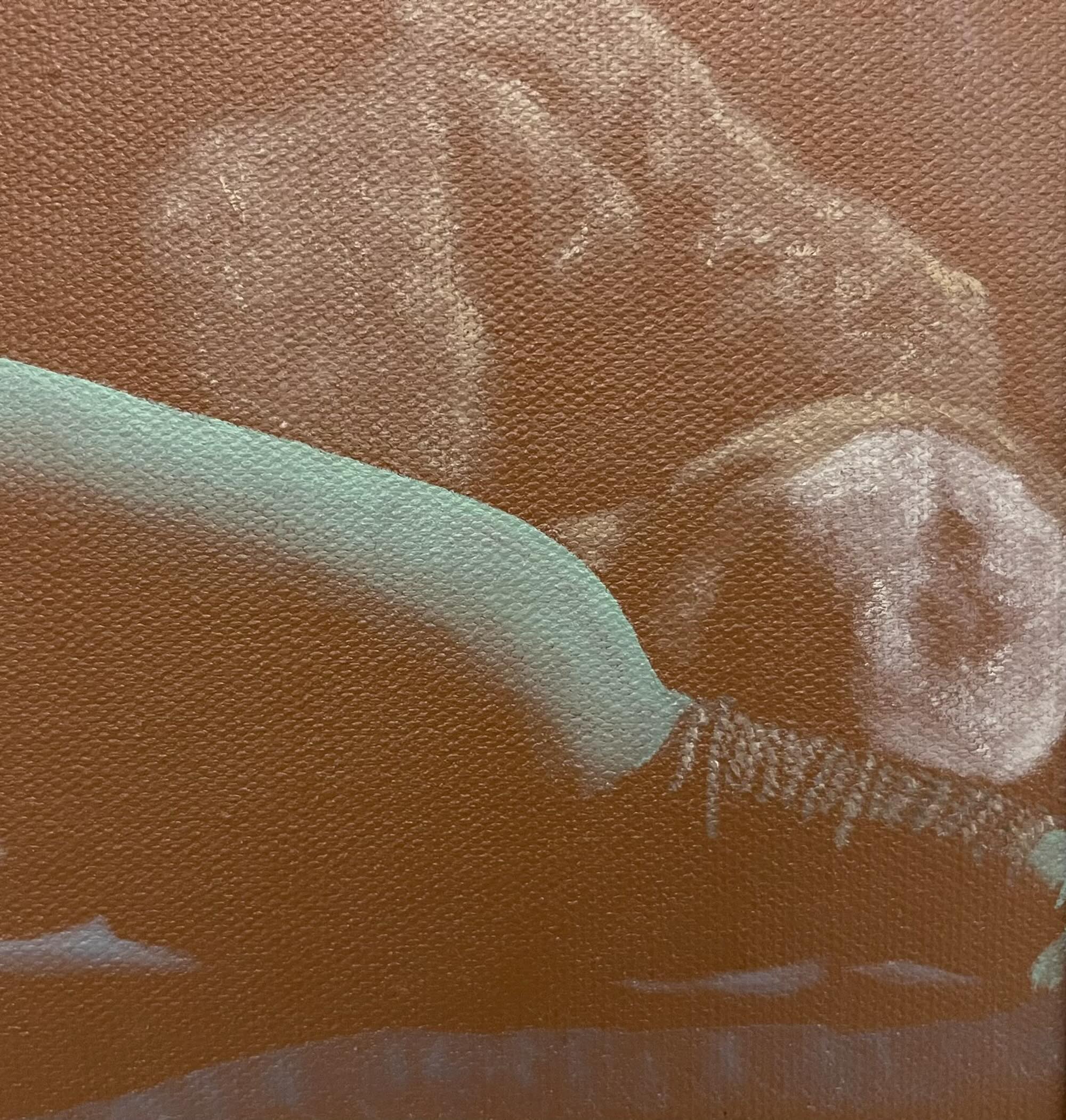 Teddy mit grüner Flasche