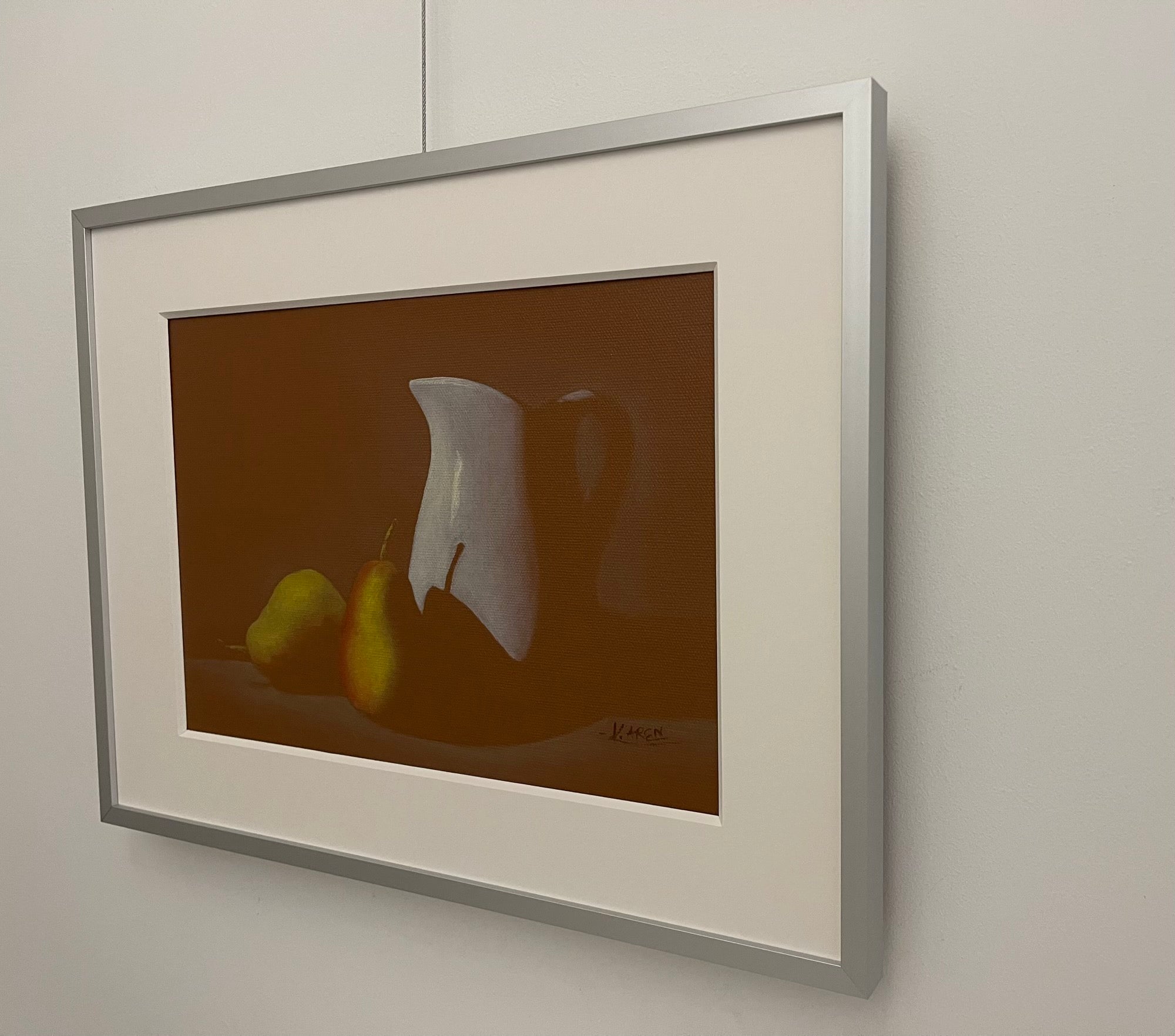 Krug mit zwei Birnen